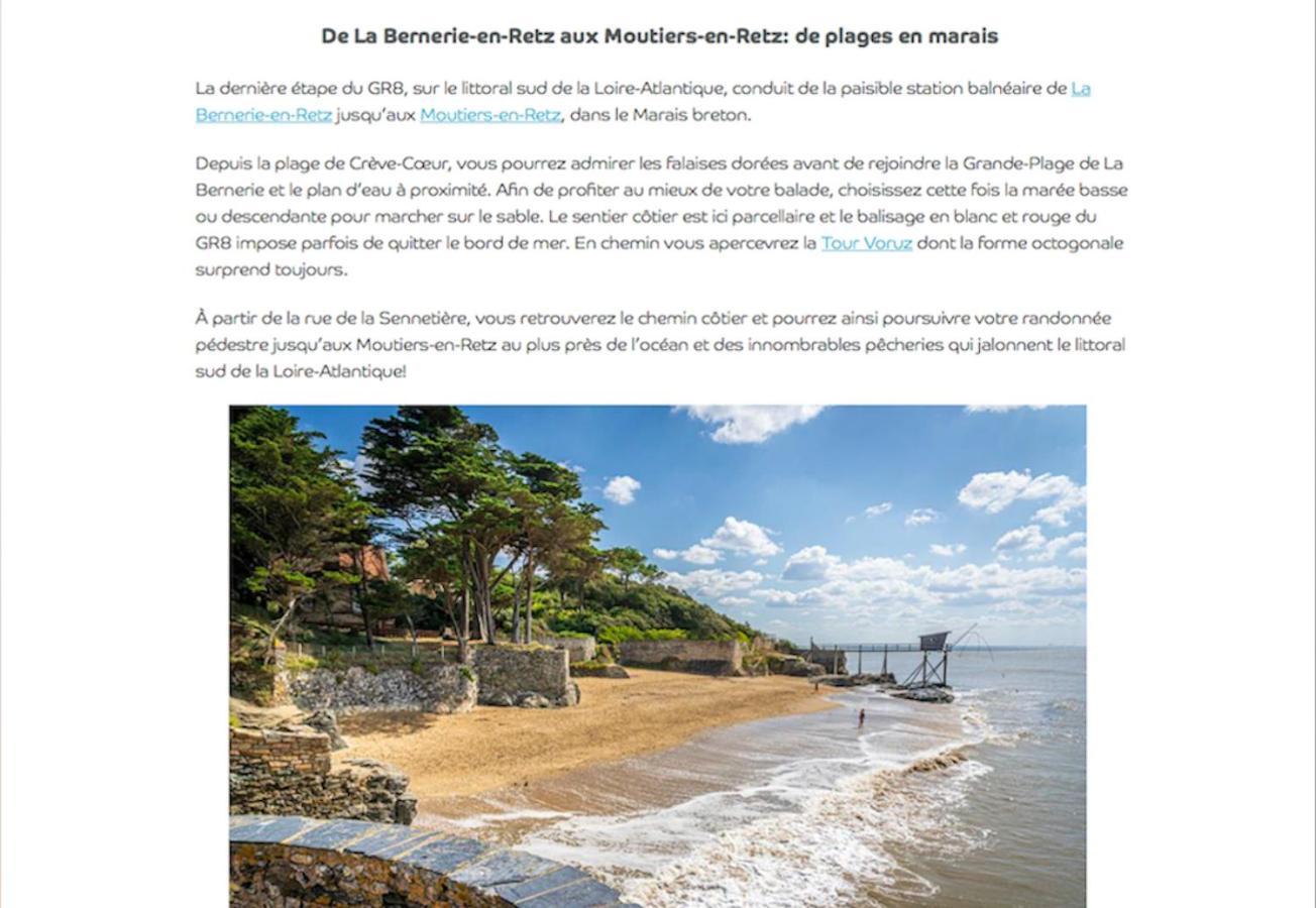 Maison Familiale La Baie 10 Ps En Cote De Jade La Bernerie-en-Retz Luaran gambar